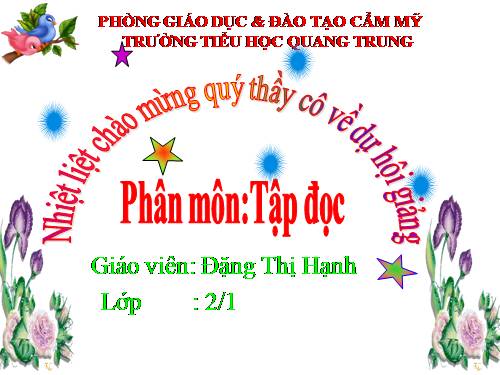 Tuần 10. Sáng kiến của bé Hà