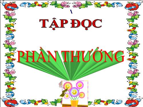 Tuần 2. Phần thưởng