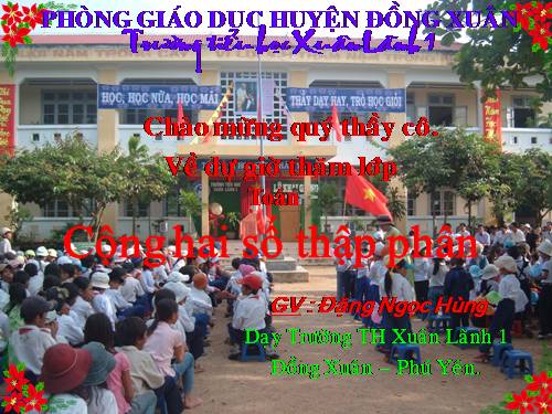 Cộng hai số thập phân