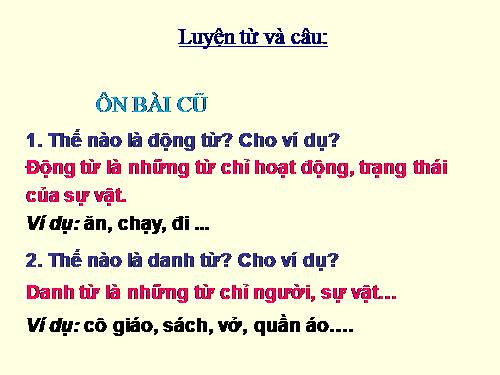 Tuần 11. Tính từ