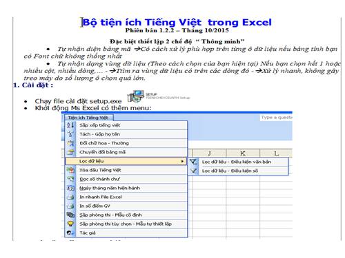 Tiện ích Excel Sắp phòng thi -Nguyễn Thanh Hải