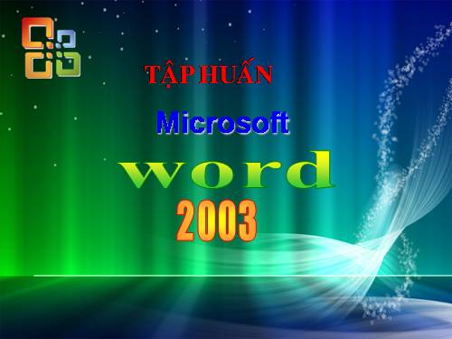 Chuyên đề Excel 2003