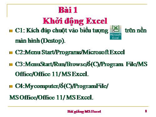 Hướng dẫn tự học Excel