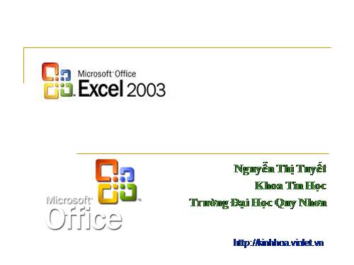 Giới thiệu về Excel 2003