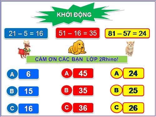 12 trừ đi một số: 12 - 8