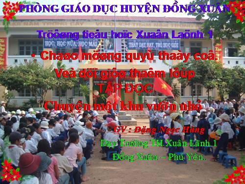 Tuần 11. Chuyện một khu vườn nhỏ