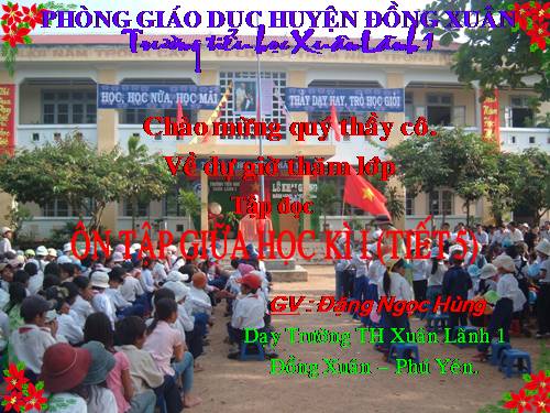 Tuần 10. Ôn tập Giữa Học kì I