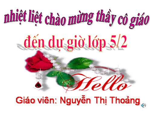 Tuần 11. Chuyện một khu vườn nhỏ