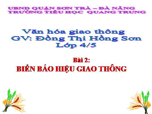 VĂN HÓA GIAO THÔNG 4