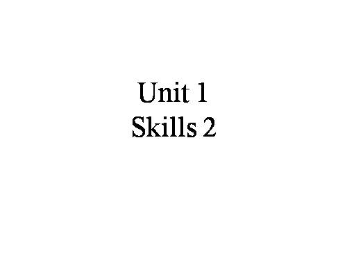 Unit 01. Leisure Activities. Lesson 6. Skills 2