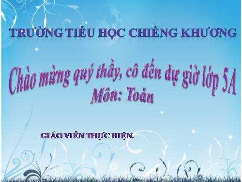 Trừ hai số thập phân