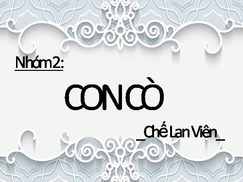 Bài 22. Con cò