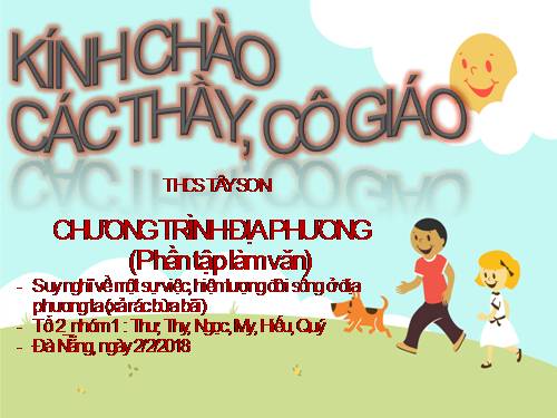 Bài 19. Chương trình địa phương (phần Tập làm văn)