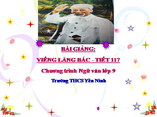 Bài 23. Viếng lăng Bác