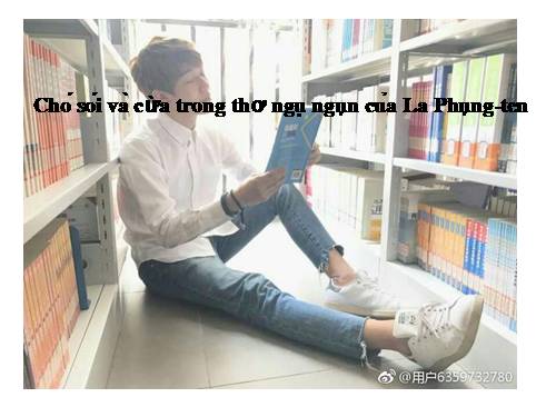 Bài 21. Chó sói và cừu trong thơ ngụ ngôn của La Phông-ten