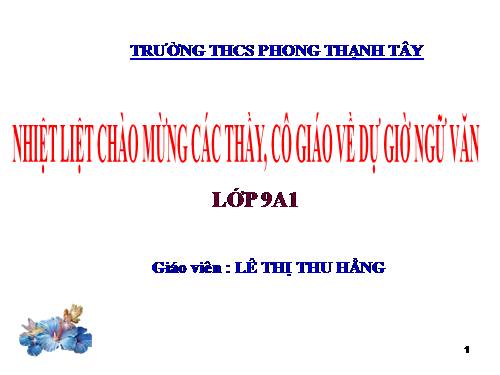 Bài 24. Nghĩa tường minh và hàm ý