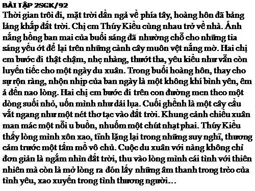 Bài 9. Trả bài tập làm văn số 2