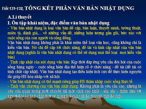 Bài 34. Tổng kết phần Văn học (tiếp theo)