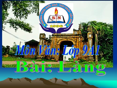 Bài 13. Làng