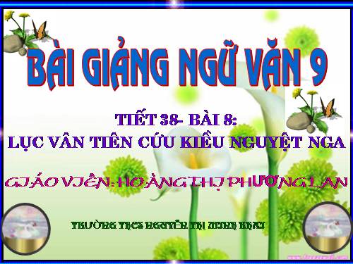 Bài 8. Lục Vân Tiên cứu Kiều Nguyệt Nga