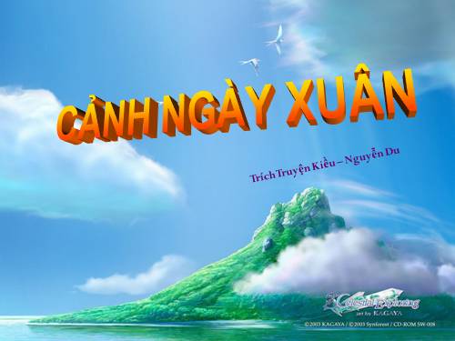Bài 6. Cảnh ngày xuân