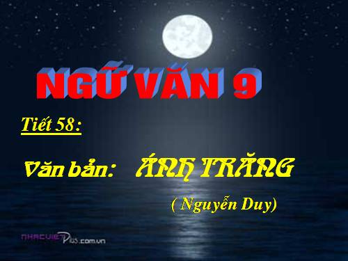 Bài 12. Ánh trăng