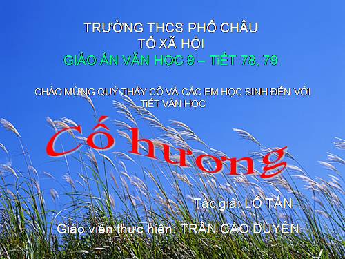 Bài 16. Cố hương