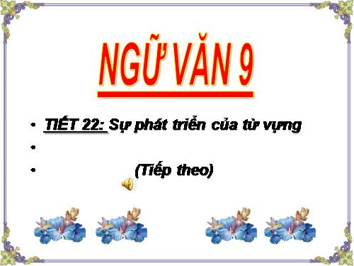Bài 5. Sự phát triển của từ vựng (tiếp theo)