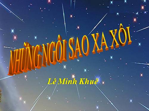 Bài 28. Những ngôi sao xa xôi