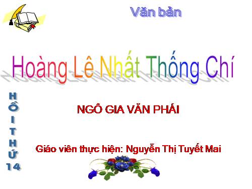 Bài 5. Hoàng Lê nhất thống chí - Hồi thứ mười bốn