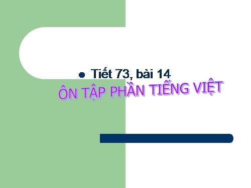 Bài 14. Ôn tập phần Tiếng Việt (Các phương châm hội thoại)