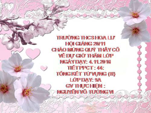 thống kê về từ vựng