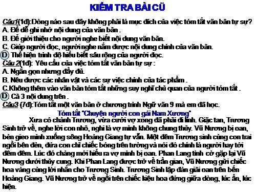 Bài 6. Miêu tả trong văn bản tự sự