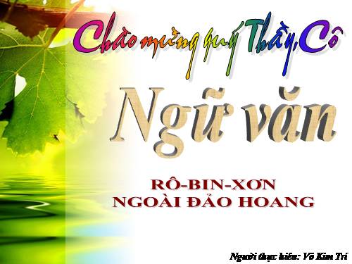 Bài 29. Rô-bin-xơn ngoài đảo hoang