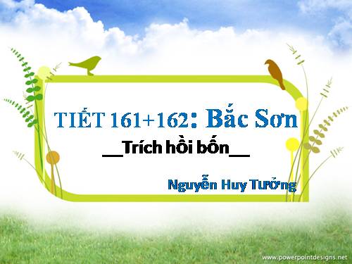 Bài 32. Bắc Sơn