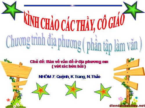 Bài 19. Chương trình địa phương (phần Tập làm văn)
