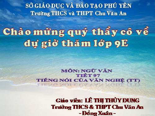 Bài 19. Tiếng nói của văn nghệ