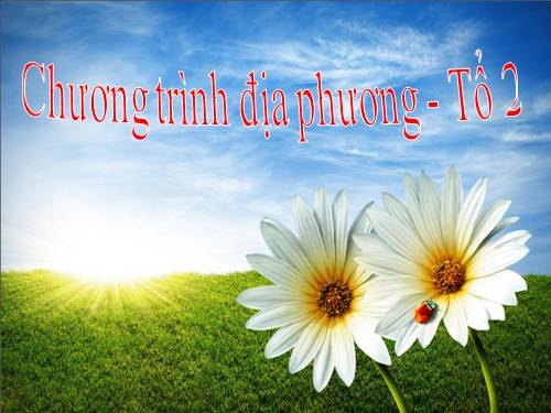chương trình địa phương Ngữ văn