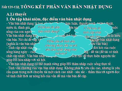 Bài 26. Tổng kết phần văn bản nhật dụng