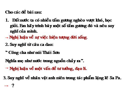 Bài 23. Nghị luận về tác phẩm truyện (hoặc đoạn trích)