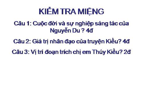 Bài 6. Chị em Thúy Kiều