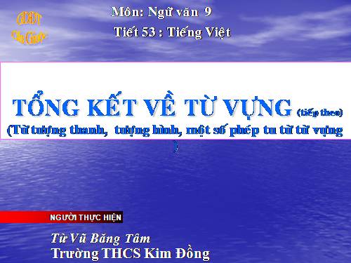 Bài 12. Tổng kết về từ vựng (Luyện tập tổng hợp)