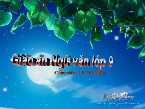 Bài 21. Chó sói và cừu trong thơ ngụ ngôn của La Phông-ten