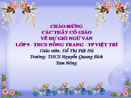 Bài 27. Bến quê