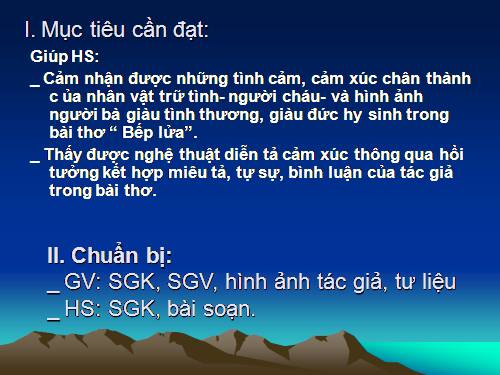 Bài 11. Bếp lửa