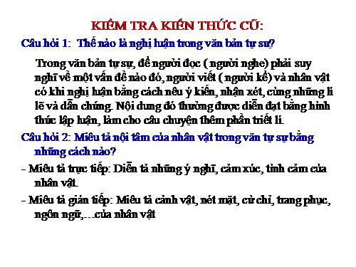 Bài 13. Đối thoại, độc thoại và độc thoại nội tâm trong văn bản tự sự