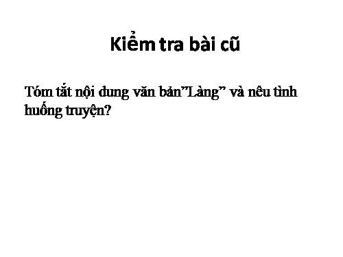 Bài 13. Làng