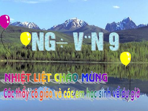 Bài 17. Trả bài kiểm tra về thơ và truyện hiện đại