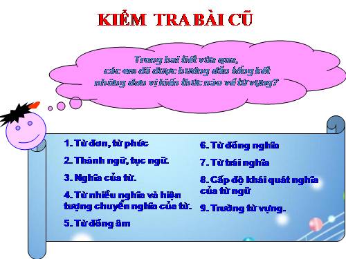 Bài 10. Tổng kết về từ vựng (Sự phát triển của từ vựng,... trau dồi vốn từ)