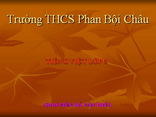 Bài 2. Các phương châm hội thoại (tiếp theo)